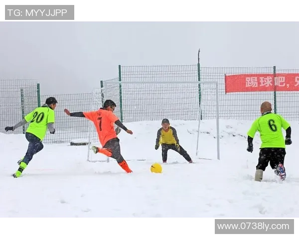 滑球场上的足球明星们如何在冰雪中展现激情与技巧