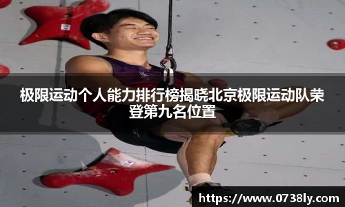 极限运动个人能力排行榜揭晓北京极限运动队荣登第九名位置